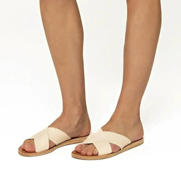 Ancient Greek Sandals Women's Philourgos Slide Sandals Size 37 EU (MSRP $285) - Picture 2 of 11